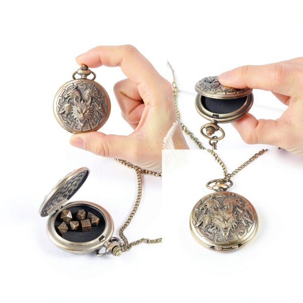 Banloga Dragon Metal Dice Set DnD Role Playing Game-1