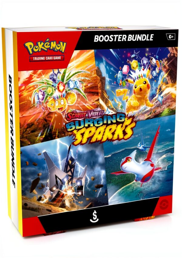 Pokemon TCG Surging Sparks Booster Bundle 6 Packs-0