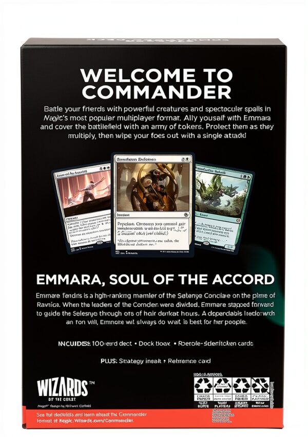 Magic The Gathering Token Triumph Commander Deck Green White-3