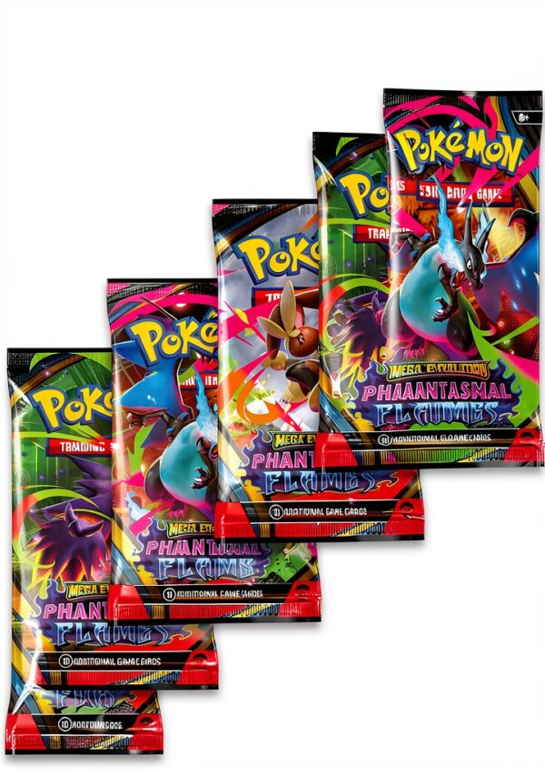 Pokémon TCG Booster Bundle Mega Evolution Phantasmal Flames-2