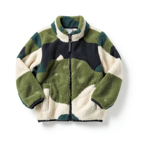 Amazon Essentials Boys Fleece Jacket Faux Sherpa Lined-1
