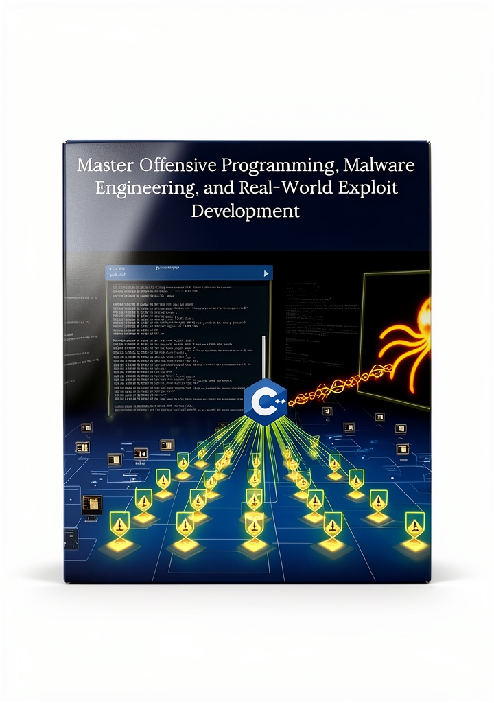 C++ Programming Kindle eBook Malware Analysis Cybersecurity open on a tablet with code visible