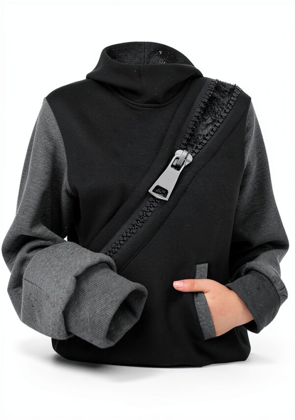 AlisOker Boys Fleece Lined Jacket Soft Warm Hoodie-1