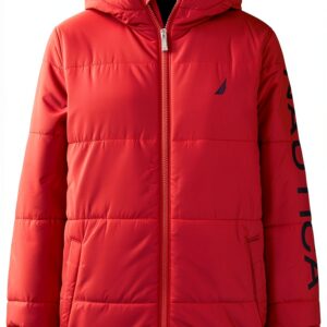 Nautica Boys Fleece Jacket Water Resistant Polyester Sizes-0