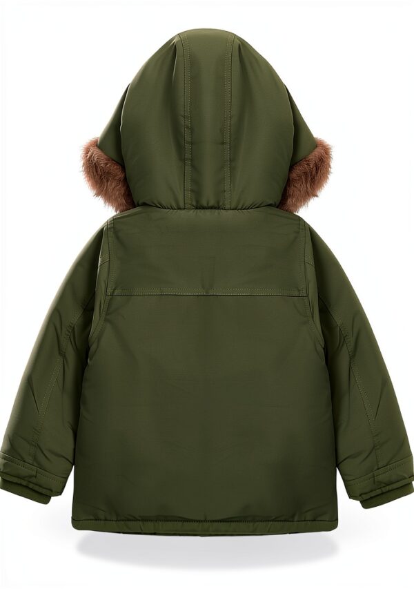 Carters Boys Fleece Parka Heavyweight Polyester Hooded-1