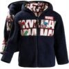 Marvel Spider-Man Reversible Puffer Jacket Boys Sherpa-3