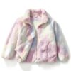 Kids Fleece Jacket Polyester Soft Lightweight Girls Boys 2-8-2