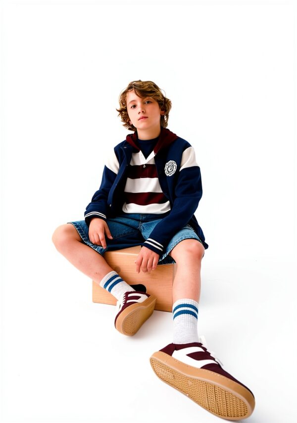 Boys Fleece Jacket The Childrens Place Snap Front Tidal-3