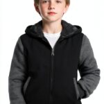 AlisOker Boys Fleece Lined Jacket Soft Warm Hoodie-0