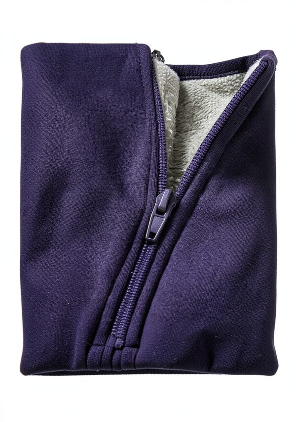 Kids Fleece Jacket Warm Hooded Zipper Boys Girls Outdoor-4