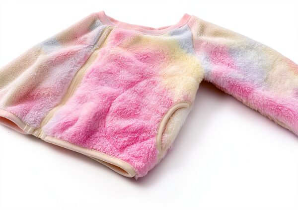 Kids Fleece Jacket Polyester Soft Lightweight Girls Boys 2-8-5