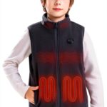 ORRNIKKO Kids Heated Fleece Vest 4 Zone Heating Fast-0