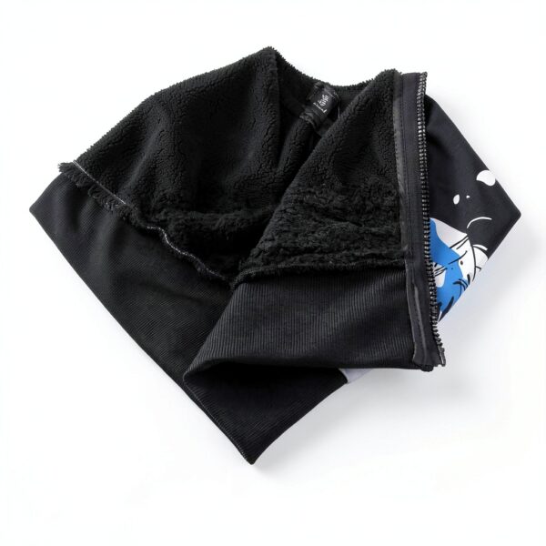 Boys Fleece Hoodie Soft Fur Lined Warm Zip Up Jacket-7