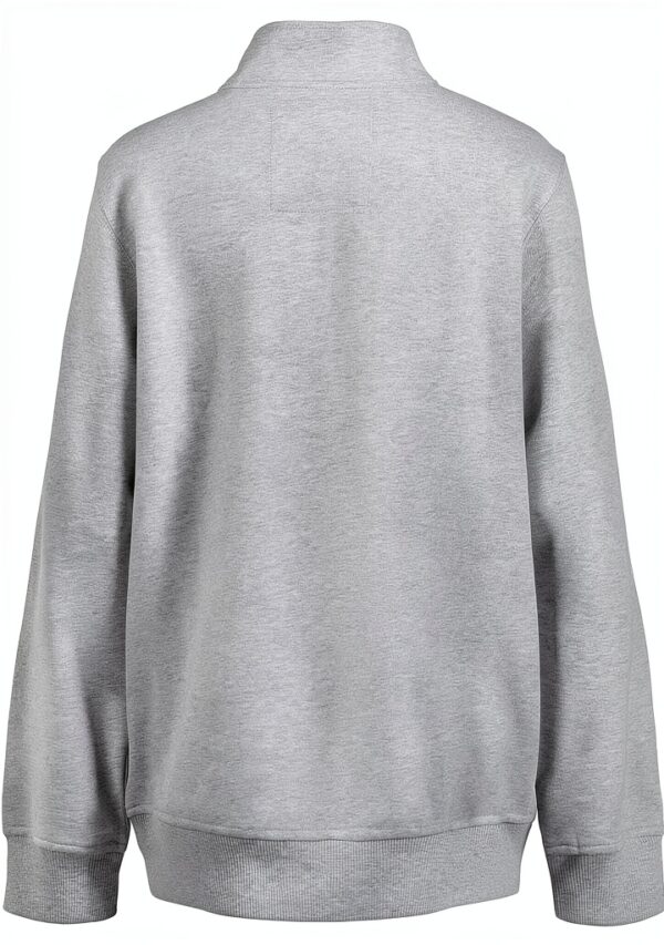 Nautica Boys Fleece Jacket Grey Heather Full Zip Stand-1