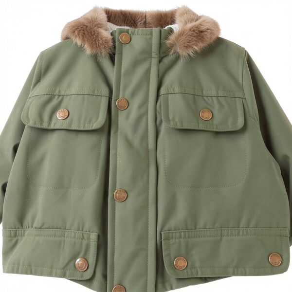 Carters Boys Fleece Parka Heavyweight Polyester Hooded-3