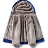 Kids Fleece Jacket Warm Hooded Zipper Boys Girls Outdoor-2