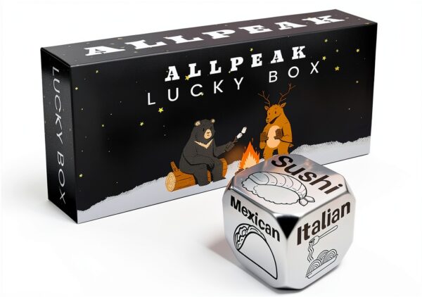 Allpeak Date Night Dice Alloy Food Decision Couples Gift-2