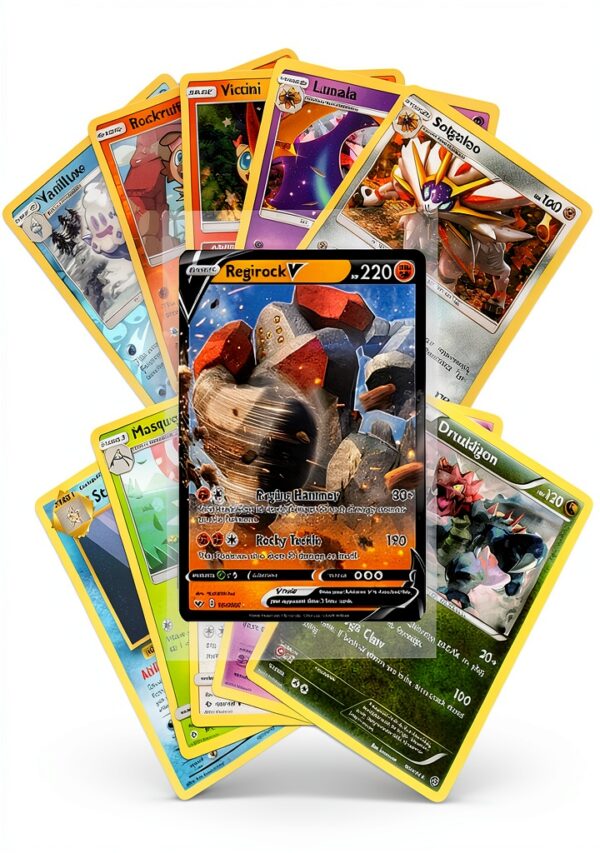Pokemon Cards Assorted Paper Collectible Card Game Teen-1