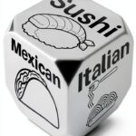 Allpeak Date Night Dice Alloy Food Decision Couples Gift-0