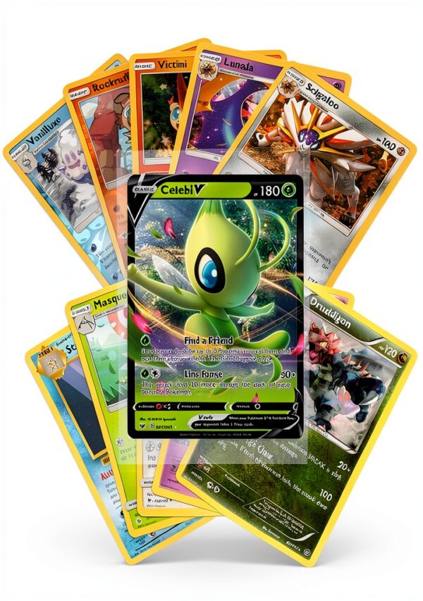 Pokemon Cards Assorted Paper Collectible Card Game Teen-4
