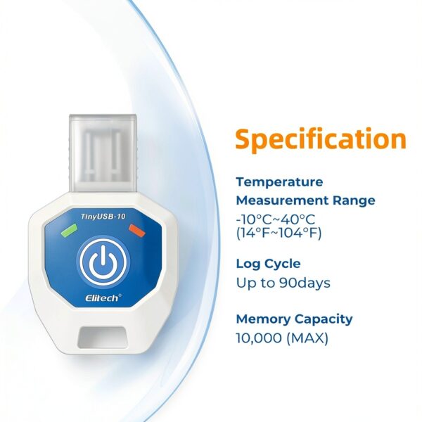 Elitech Temperature Data Logger Fahrenheit Industrial-1