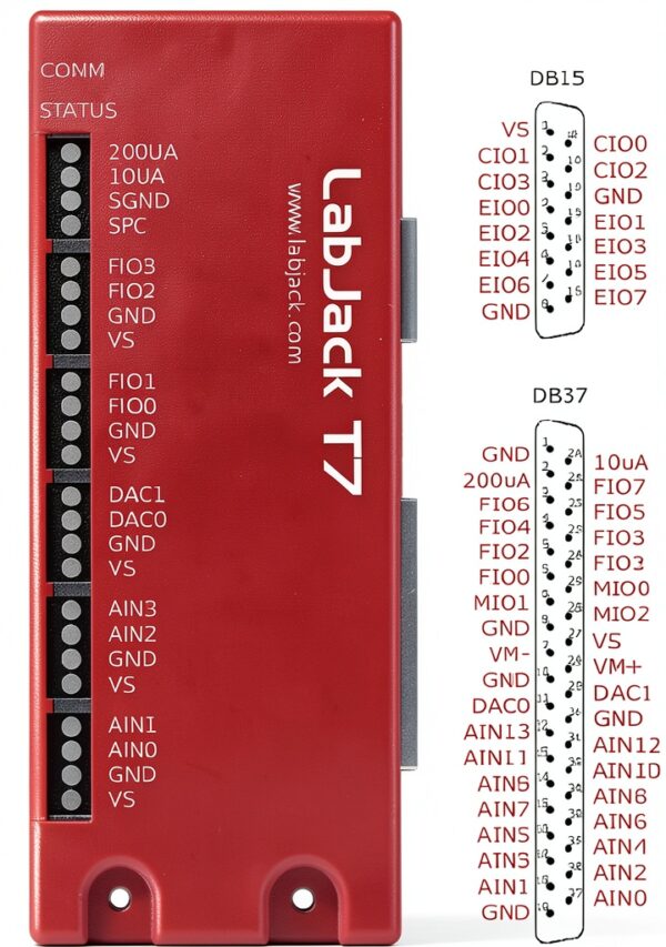 LabJack T7 Data Acquisition Device USB Ethernet DAQ-7