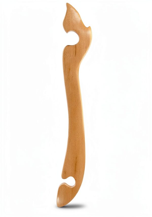 Oven Pusher Stick DIYEAH Wooden Puller Long Handle for Air Fryer-1