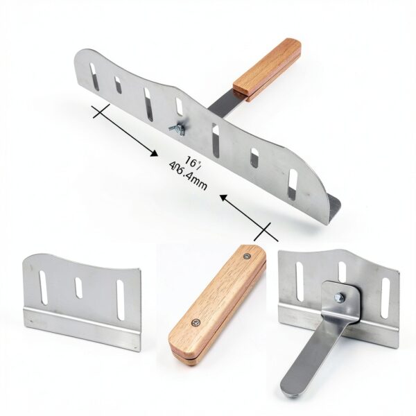Oven Baffle Door Bracket Pewoaoa Stainless Steel for Dome Pizza Ovens-2