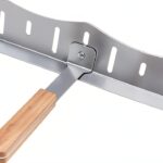 Oven Baffle Door Bracket Pewoaoa Stainless Steel for Dome Pizza Ovens-0