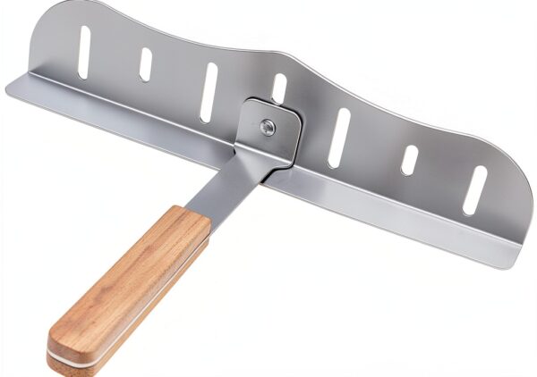 Oven Baffle Door Bracket Pewoaoa Stainless Steel for Dome Pizza Ovens-0
