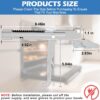 Upgraded 00487238 Oven Door Hinge Assembly Compatible With Bosch Range Oven Hinges Replacement Parts,For Thermador Stove Replacement 487238 PRG364GLUS PRDS484GG GCRG364GL-1