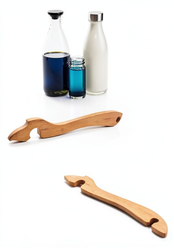 Oven Pusher Stick DIYEAH Wooden Puller Long Handle for Air Fryer-5