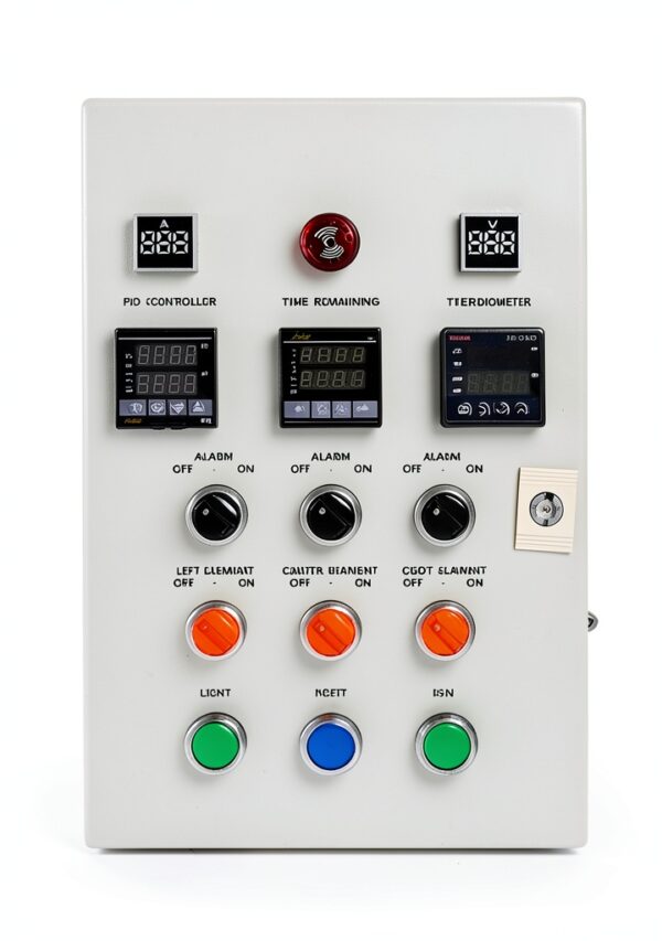 PCO504 Control Panel for Powder Coating Oven Auber – Light/Fan 240V-0