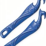 Oven rack puller 2-Pack with longer handle by ziHenryDa 11 Inch Blue-0