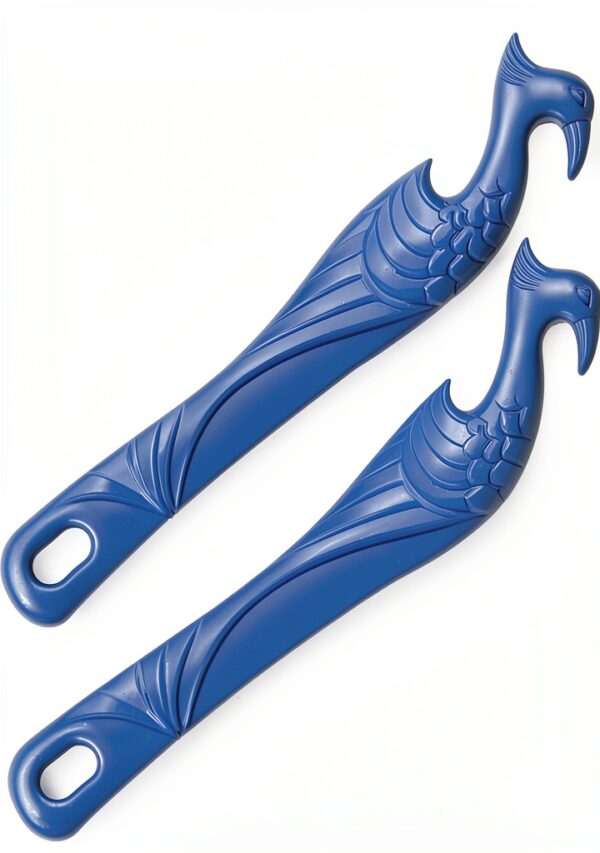 Oven rack puller 2-Pack with longer handle by ziHenryDa 11 Inch Blue-0
