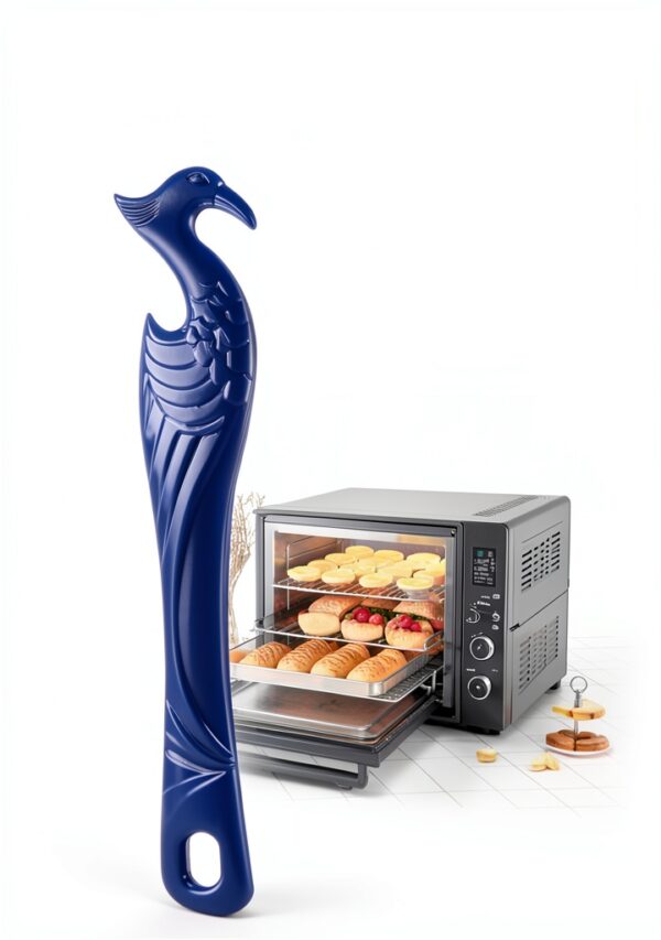 Oven rack puller 2-Pack with longer handle by ziHenryDa 11 Inch Blue-3